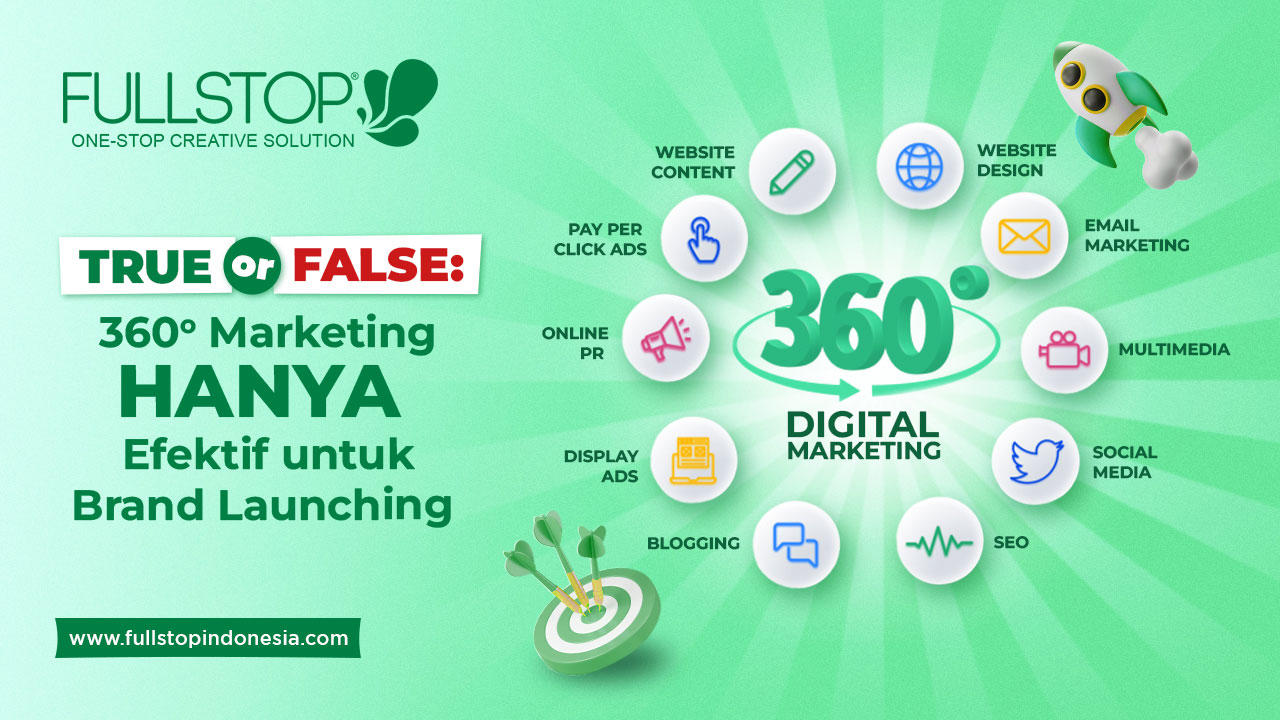 TRUE OR FALSE: 360° Marketing HANYA Efektif Untuk Brand Launching